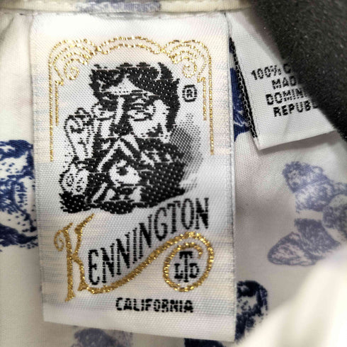 ケニントン kennington 総柄 S/S ボタンダウンシャツ メンズ M