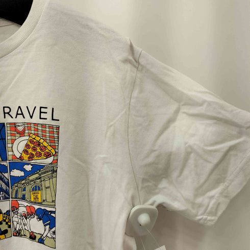 スクリーンスターズ SCREEN STARS NEW YORK TRAVEL フロントプリント 半袖 クルーネックTシャツ メンズ L