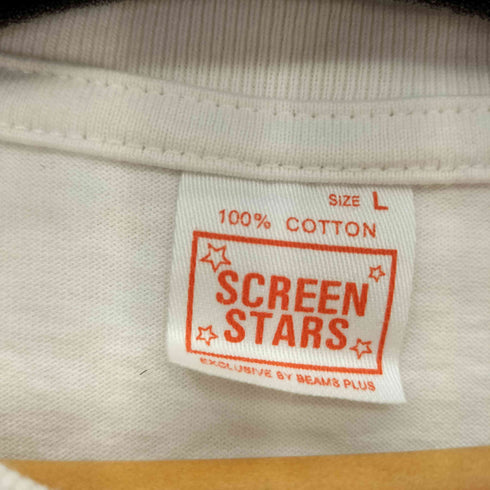 スクリーンスターズ SCREEN STARS NEW YORK TRAVEL フロントプリント 半袖 クルーネックTシャツ メンズ L