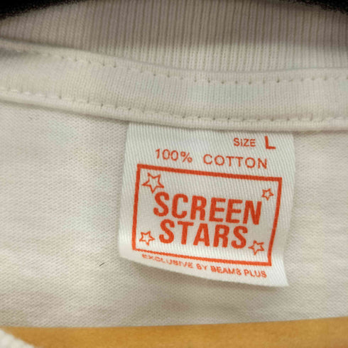 スクリーンスターズ SCREEN STARS NEW YORK TRAVEL フロントプリント 半袖 クルーネックTシャツ メンズ L