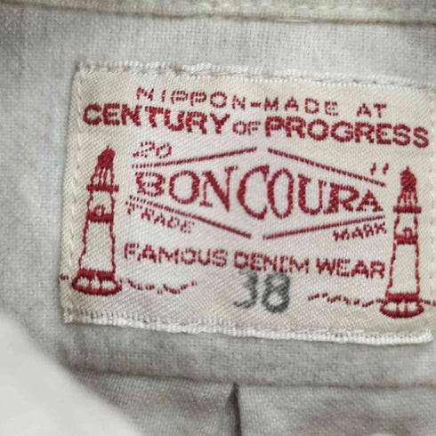 ボンクラ BONCOURA L/S ボタンダウンシャツ メンズ 38