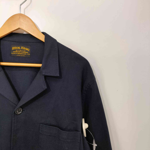 ROYAL KHAKI コットンレーヨン混 ロングワークコート メンズ LARGE