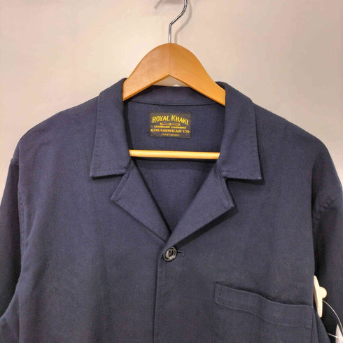 ROYAL KHAKI コットンレーヨン混 ロングワークコート メンズ LARGE