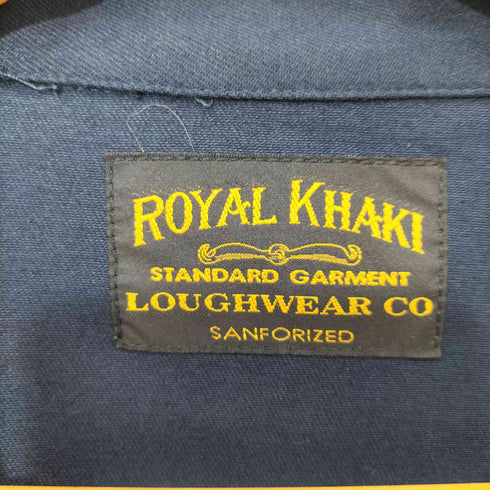 ROYAL KHAKI コットンレーヨン混 ロングワークコート メンズ LARGE