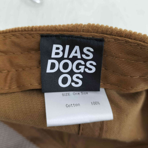 Bias Dogs PEACE BROWN コーデュロイキャップ メンズ ONE SIZE