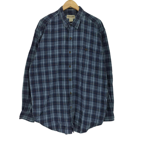 バナナリパブリック BANANA REPUBLIC safari & travel USA製 チェックシャツ メンズ JPN:L