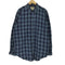 バナナリパブリック BANANA REPUBLIC safari & travel USA製 チェックシャツ メンズ JPN:L