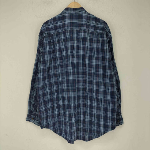 バナナリパブリック BANANA REPUBLIC safari & travel USA製 チェックシャツ メンズ JPN:L