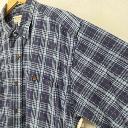 バナナリパブリック BANANA REPUBLIC safari & travel USA製 チェックシャツ メンズ JPN:L