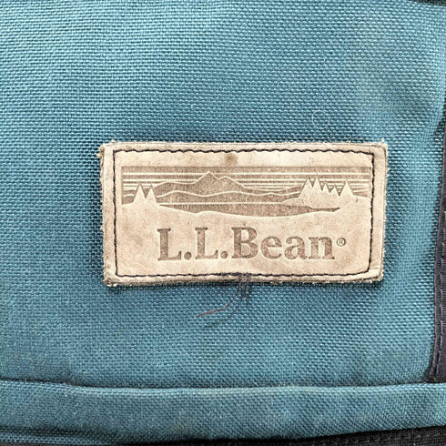 エルエルビーン L.L.Bean 90s USA製 ナイロン ロゴ レザーパッチ バックパック メンズ