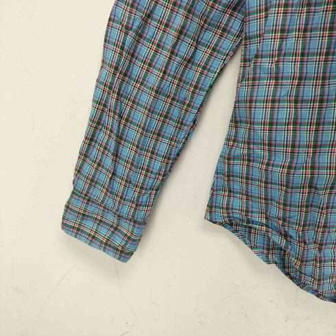 ポロラルフローレン POLO RALPH LAUREN slim fit チェックボタンダウンシャツ メンズ import:M
