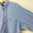 ラルフローレン RALPH LAUREN 00s classic fit ボタンダウンシャツ ストライプ メンズ import:L