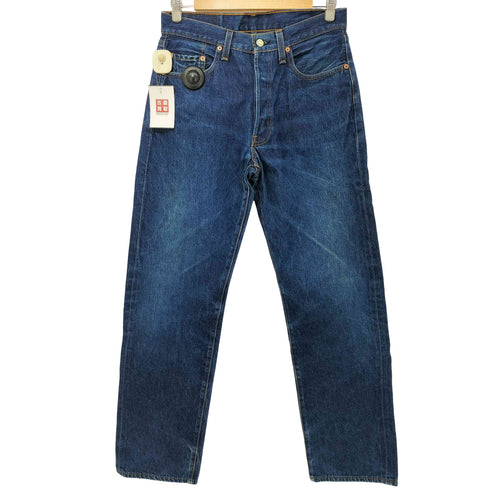 リーバイス Levis 1995年製 USA製 ボタン裏555 バレンシア工場 赤耳 BIG-E 501 ストレートデニム メンズ W33 L36