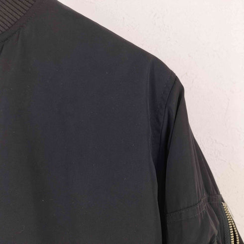 ユニフ UNIF バックプリント MA-1 中綿 ボンバージャケット メンズ import:L