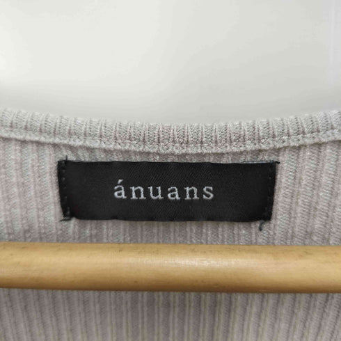 アニュアンス anuans anuans 半袖 ニットワンピース レディース
