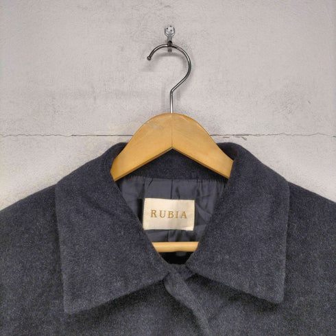 RUBIA アンゴラ100ステンカラーコート レディース 11ABR