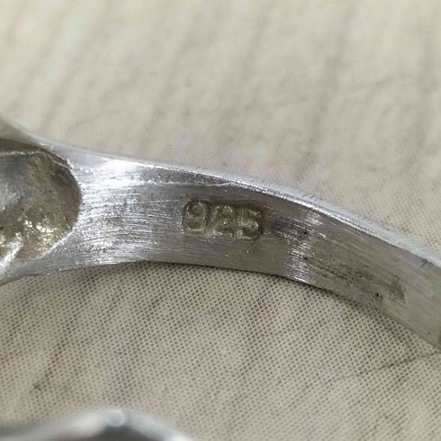 925刻印 イルカ オープンリング メンズ