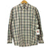 エディーバウアー Eddie Bauer 90s コットン100 ボタンダウン チェック L/S シャツ メンズ import:XS