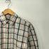 エディーバウアー Eddie Bauer 90s コットン100 ボタンダウン チェック L/S シャツ メンズ import:XS