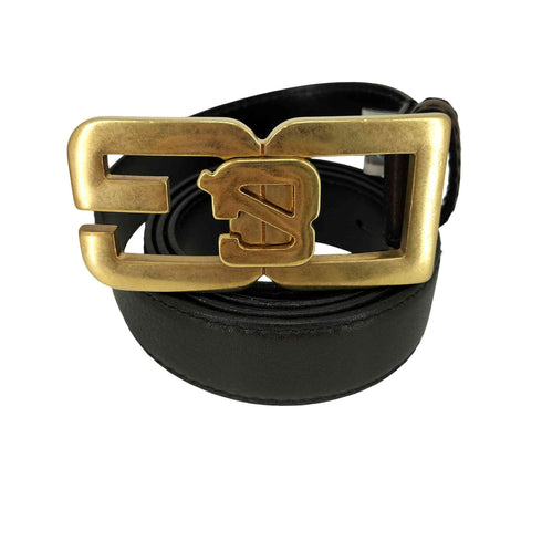 ディーアンドジードルチェアンドガッバーナ D&G DOLCE&GABBANA ロゴバックル レザーベルト レディース