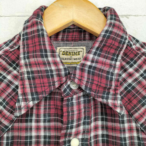 ドゥニーム Denime ウエスタンチェックシャツ 旧オリゾンティタグ メンズ
