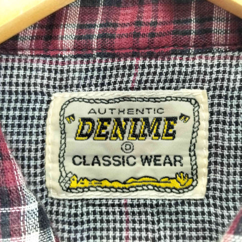ドゥニーム Denime ウエスタンチェックシャツ 旧オリゾンティタグ メンズ