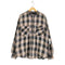 ピューリタン PURITAN 裏ボアチェックバンドカラーネルシャツジャケット メンズ import:L