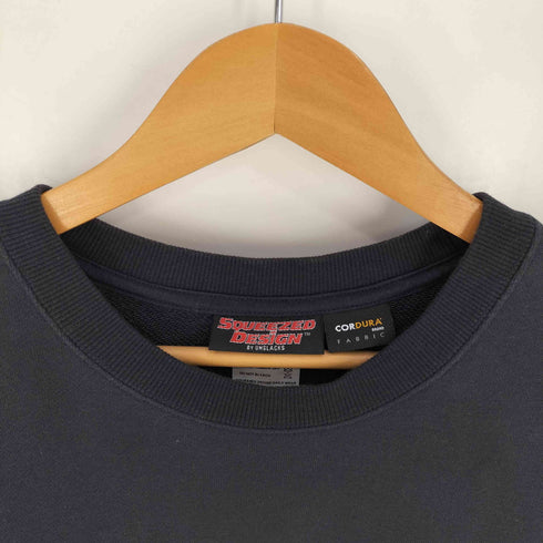 SQUEEZED DESIGN ポケット クルーネックスウェット メンズ XXL