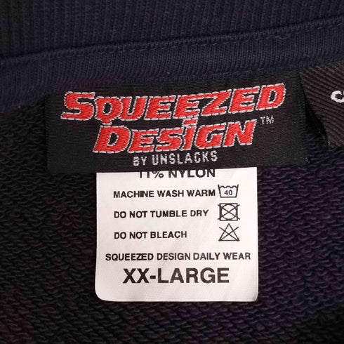 SQUEEZED DESIGN ポケット クルーネックスウェット メンズ XXL
