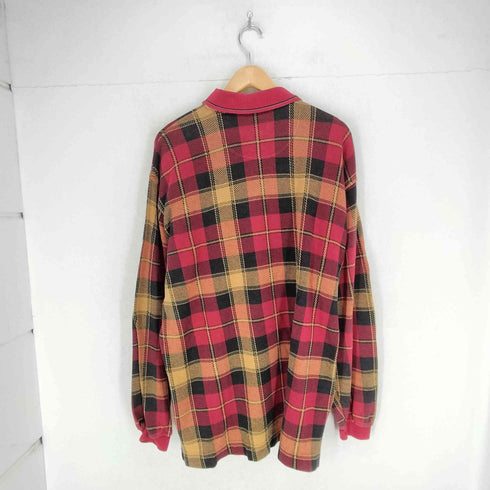 ドッカーズ DOCKERS 90-00s チェックロングスリーブポロシャツ メンズ JPN:L