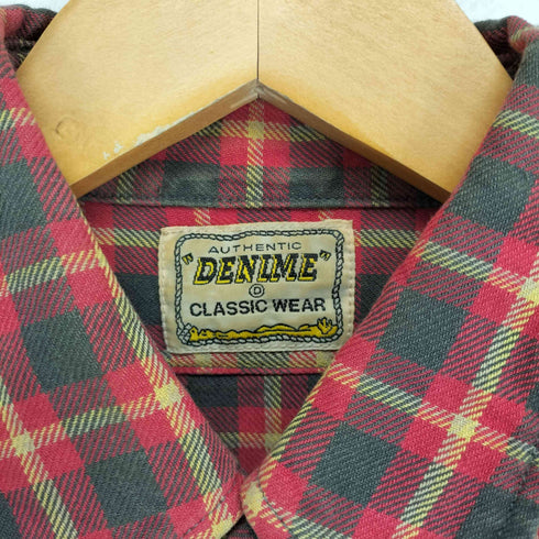 ドゥニーム Denime ウエスタンチェックシャツ 旧オリゾンティタグ メンズ