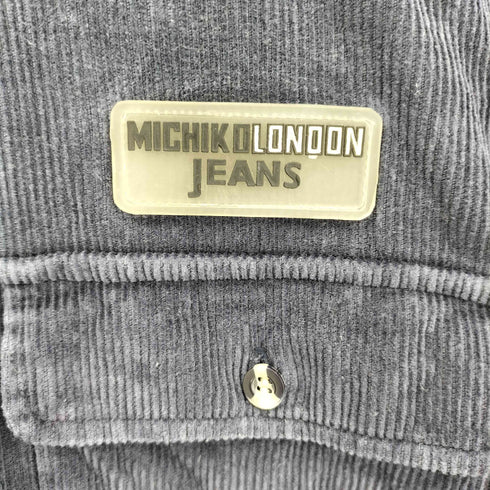ミチコロンドン MICHIKO LONDON フラットポケット コーデュロイ レギュラーシャツ メンズ M