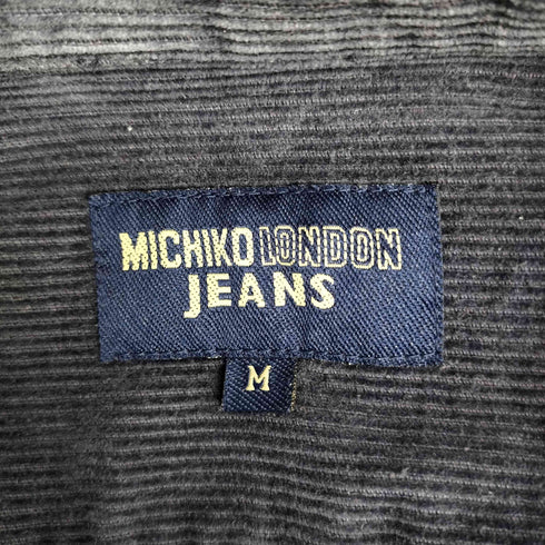 ミチコロンドン MICHIKO LONDON フラットポケット コーデュロイ レギュラーシャツ メンズ M