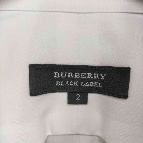 バーバリーブラックレーベル BURBERRY BLACK LABEL 刺繍ノヴァチェックボタンダウンシャツ メンズ JPN:2