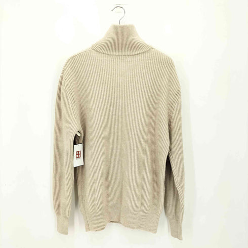 ザラ ZARA ハーフジップ スタンドネック ニットセーター メンズ M
