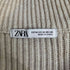 ザラ ZARA ハーフジップ スタンドネック ニットセーター メンズ M
