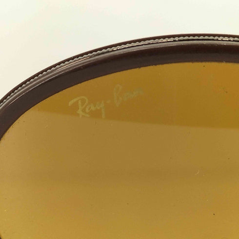 レイバン Ray-Ban イタリア製 ブラウン オーバル サングラス メンズ