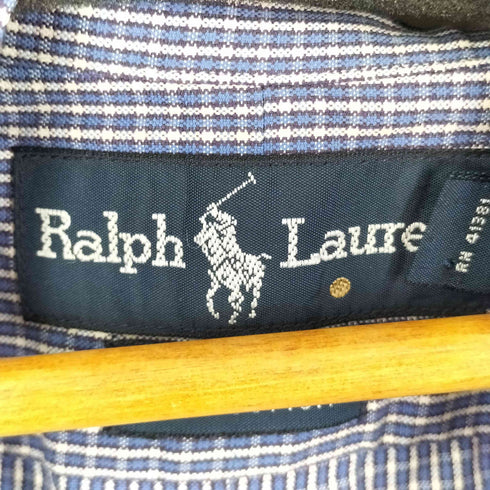 ラルフローレン RALPH LAUREN BLAKE スモールポニー刺繍 チェック柄 ボタンダウンシャツ メンズ import:S