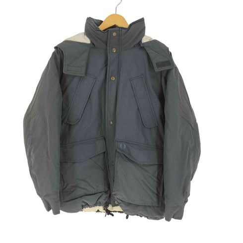 フレッドペリー FRED PERRY 80-90S ヒットユニオン社製 日本製 ジップアップ ダウンジャケット メンズ JPN:L