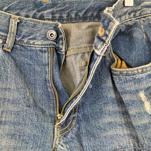 ニコルクラブフォーメン NICOLE CLUB FOR MEN ダメージ加工 デニムパンツ メンズ