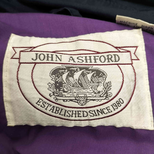 ジョンアッシュフォード JOHN ASHFORD 90S マルチカラー 綿ポリ パッカブル フード ジップアップ ジャケット メンズ import:L