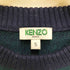 ケンゾーパリス KENZO PARIS タイガーロゴパッチ リブボーダー ウール クルーネック ニット レディース S