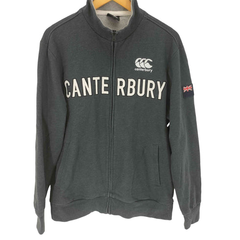 カンタベリー CANTERBURY ロゴワッペン ジップアップ スウェット メンズ import:XL