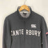 カンタベリー CANTERBURY ロゴワッペン ジップアップ スウェット メンズ import:XL