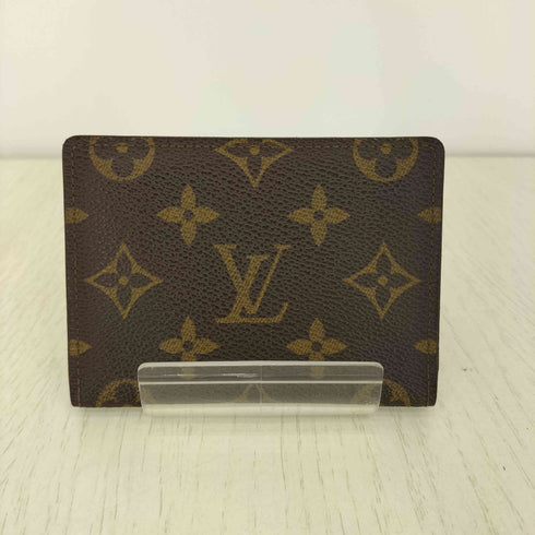 ルイヴィトン LOUIS VUITTON モノグラム ポルト2カルト ヴェルティカル パスケース レディース