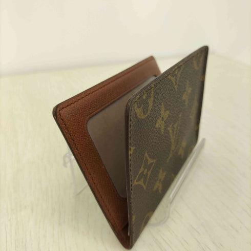 ルイヴィトン LOUIS VUITTON モノグラム ポルト2カルト ヴェルティカル パスケース レディース