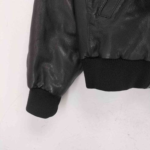 バナナリパブリック BANANA REPUBLIC 80s ジップアップレザージャケット メンズ import:L