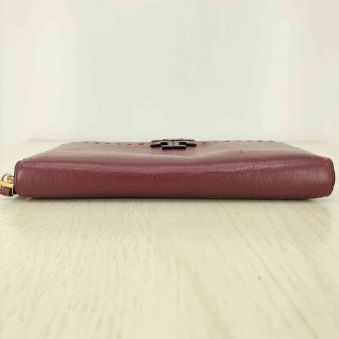 トリーバーチ TORY BURCH レザー ロゴ ラウドファスナー 長財布 レディース