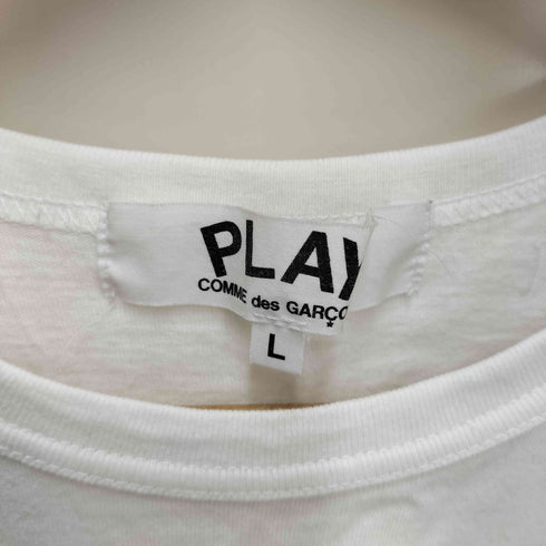 プレイコムデギャルソン PLAY COMME des GARCONS 刺繍ロゴ ハート S/S Tシャツ レディース JPN:L