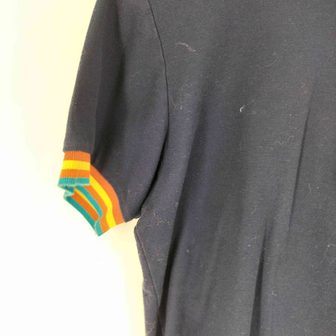 ポールスミス Paul Smith マルチボーダー切り替え S/S ポロシャツ メンズ JPN:M